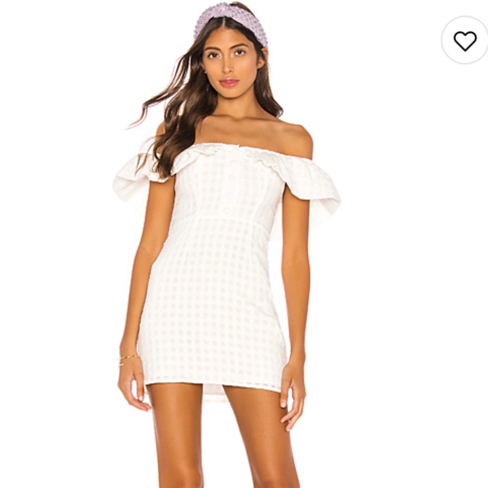 LPA white Valentina dress